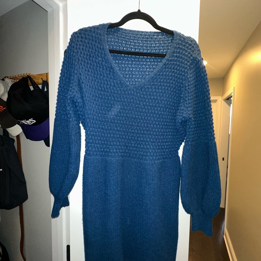 Cupshe Blue Knit Dress - Moving Sale - Everything Must Go - ACCEPTING OFFERS